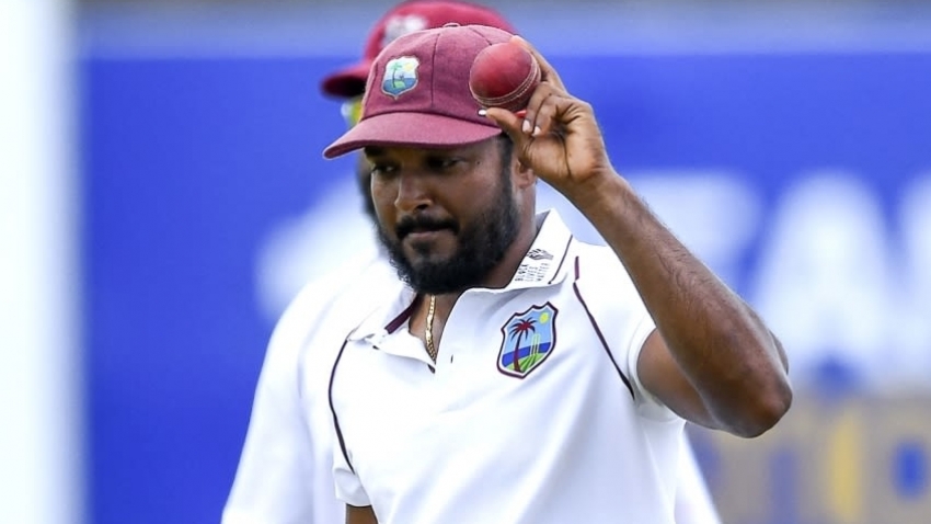 Permaul takes maiden Test five-for as Windies spinners dominate rain-hit second day against Sri Lanka