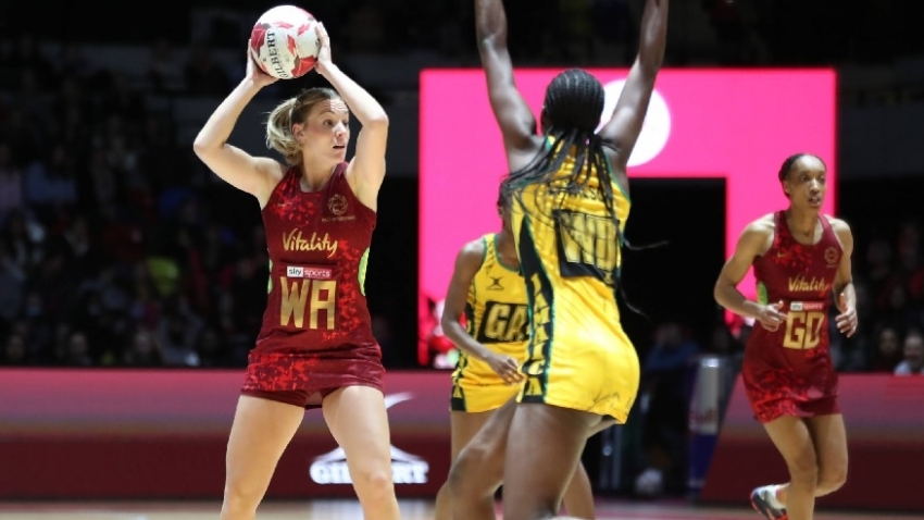 Jamaica&#039;s Sunshine Girls beat England Roses 63-53 for consolation win in Vitality Series
