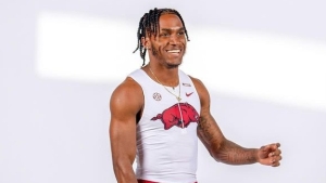 Arkansas’s Pinnock produces personal best 8.37m to successfully defend SEC long jump title