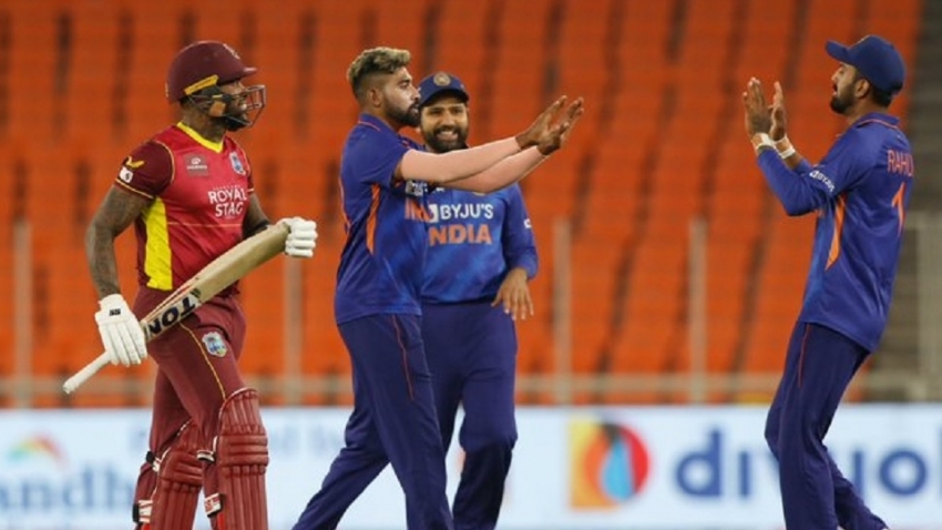 West Indies lose second ODI by 44 runs as India take 2-0 lead in three-match series