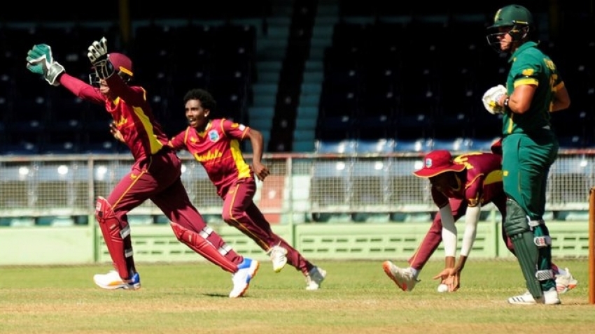 Carmichael claims three-for as Windies U19s level series with South Africa