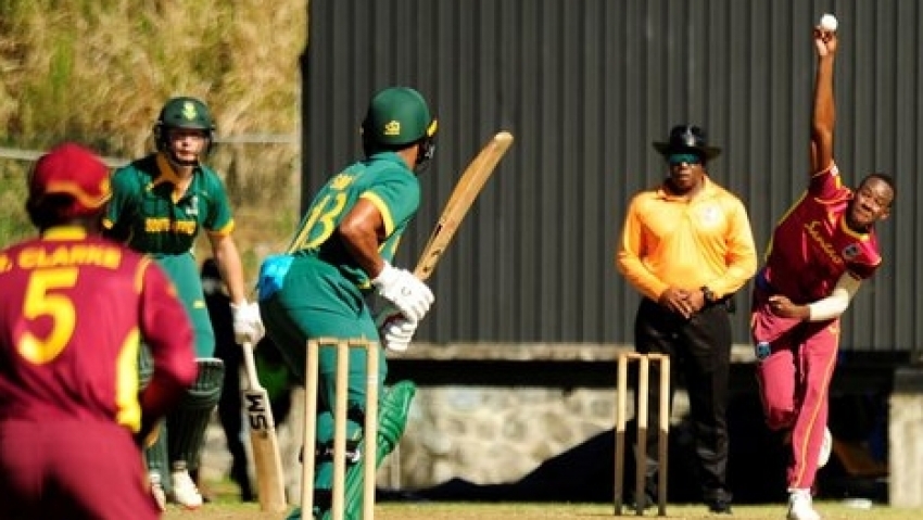 West Indies U19s go down by 18 runs to South Africa U19s in first Youth ODI in St. Vincent